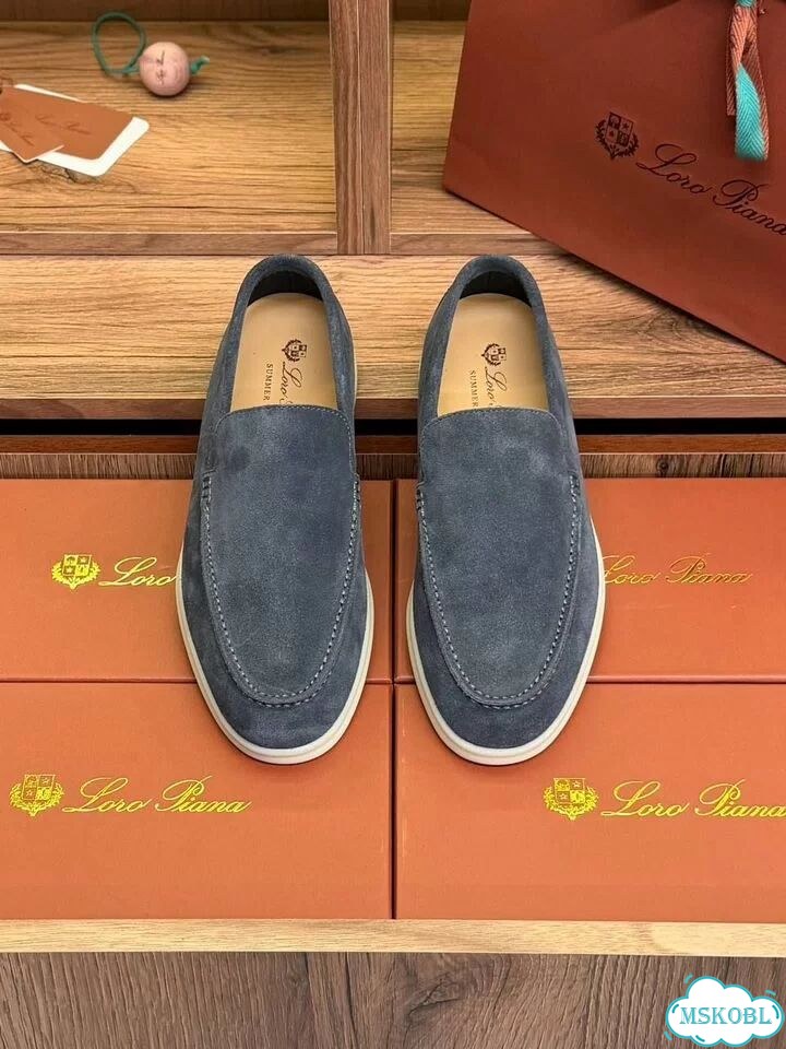 Лоферы loro piana натуральная замша фото 1