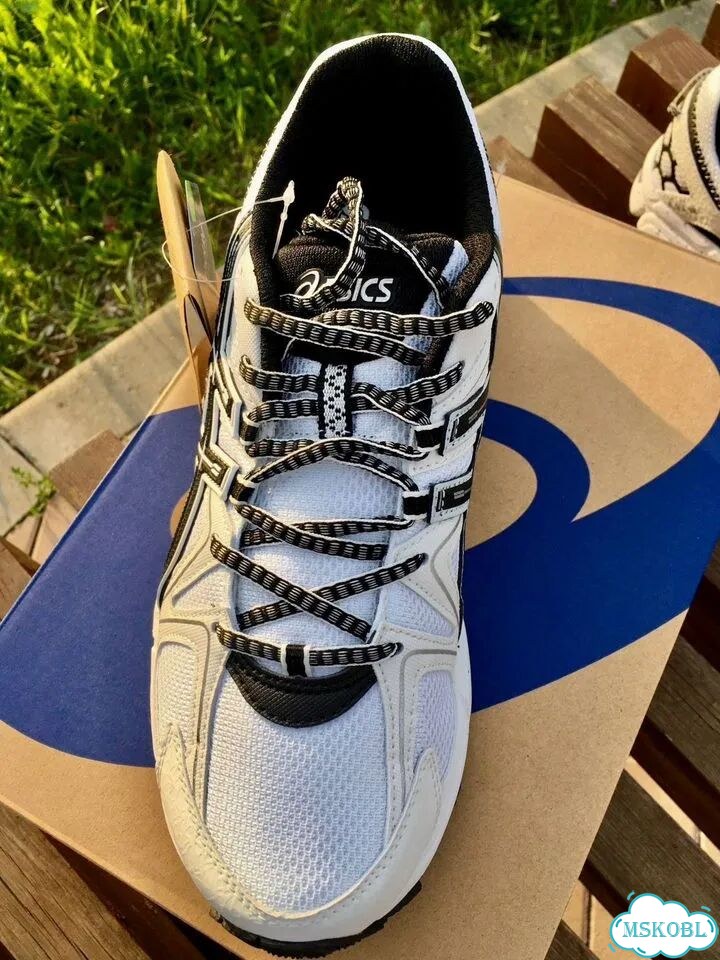 Кроссовки asics мужские белые фото 4