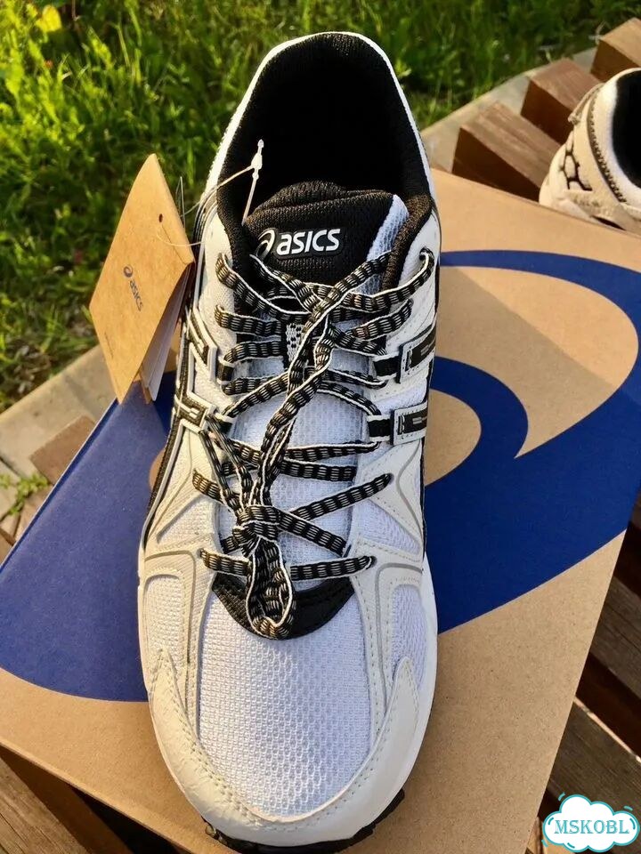 Кроссовки asics мужские белые фото 5
