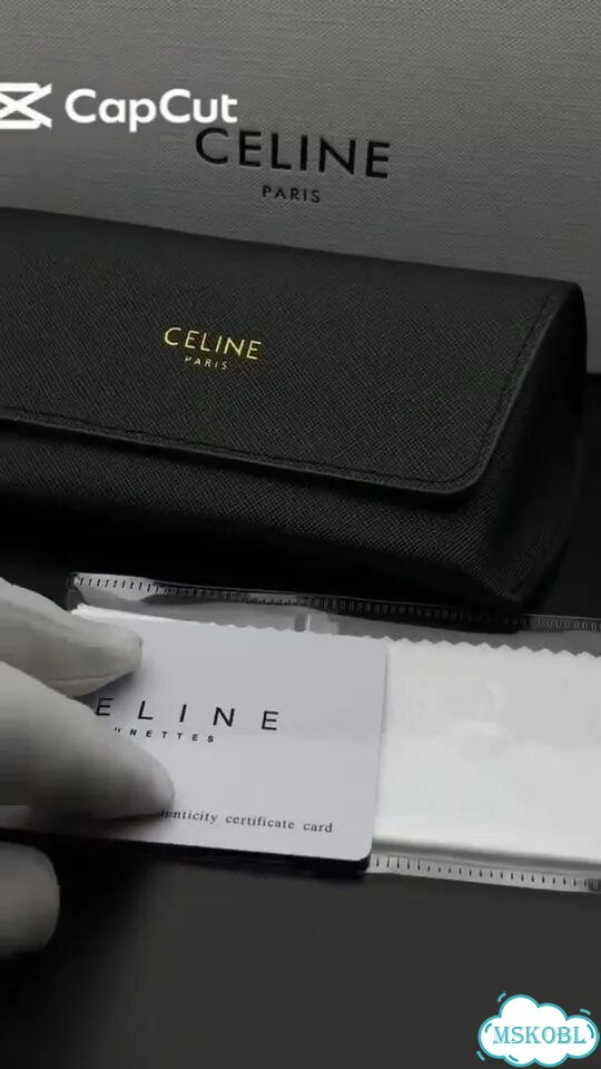 Футляр Celine мягкий черный с золотом фото 1