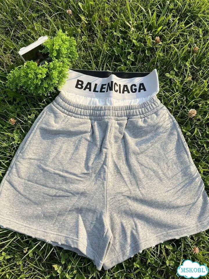Шорты balenciaga серые фото 1