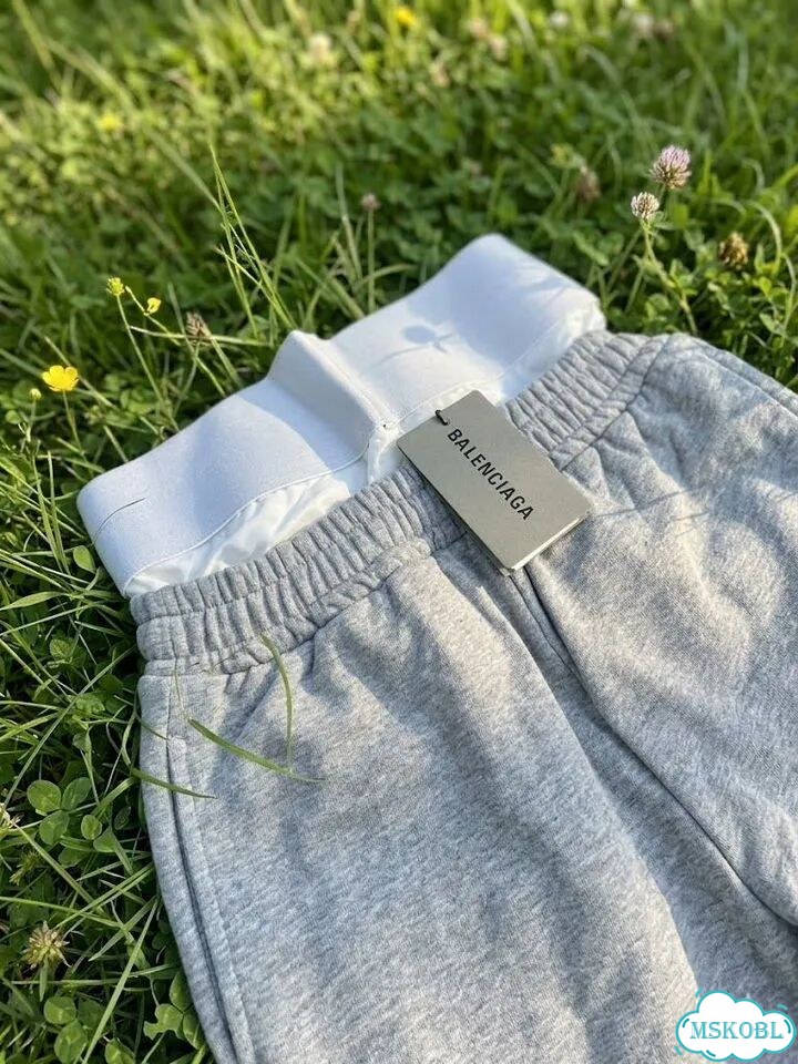Шорты balenciaga серые фото 4