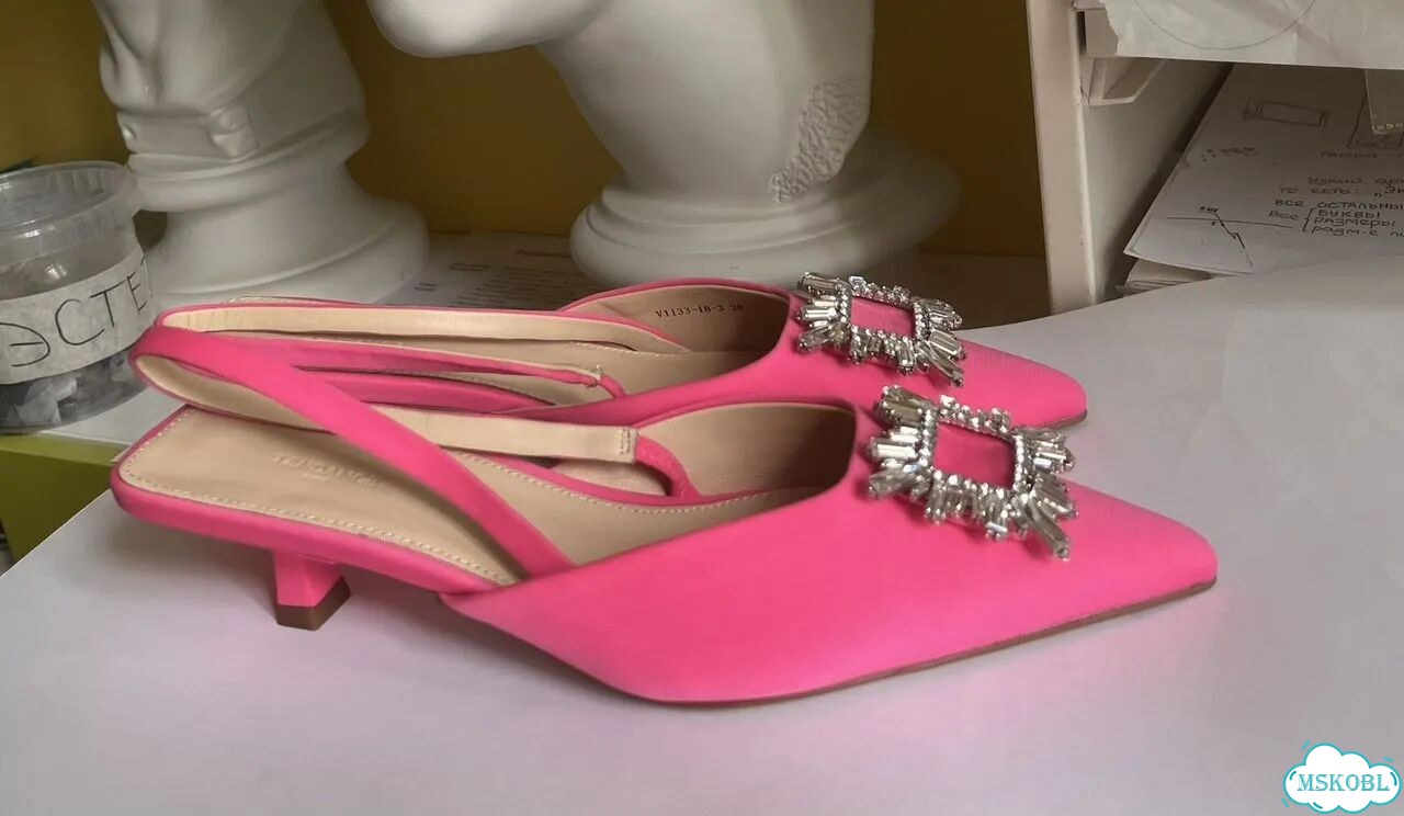 Новые слингбэки. Каблук. Kitten Heel 38 р фото 6