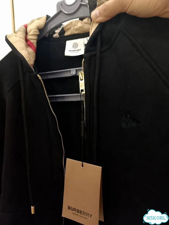 Зип худи burberry фото 7